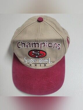 San Francisco 49ers NWOT  Vintage Super Bowl XXIX Champions Snapback Hat.